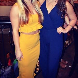 Yellow two piece set from boutique